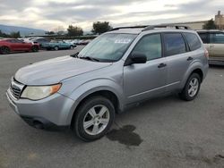 Salvage cars for sale at San Martin, CA auction: 2010 Subaru Forester XS