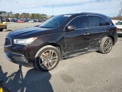 Salvage cars for sale at Dunn, NC auction: 2017 Acura MDX Advance