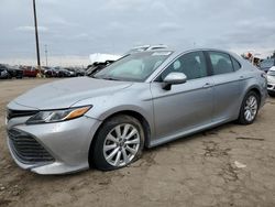 Salvage cars for sale at Woodhaven, MI auction: 2018 Toyota Camry L