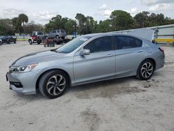 Salvage cars for sale at Fort Pierce, FL auction: 2017 Honda Accord EXL