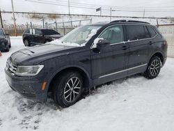 Volkswagen salvage cars for sale: 2021 Volkswagen Tiguan SE