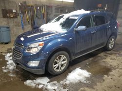 Salvage cars for sale at Angola, NY auction: 2016 Chevrolet Equinox LT