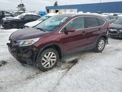 Salvage cars for sale at Woodhaven, MI auction: 2015 Honda CR-V EXL