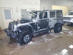 Salvage cars for sale at Davison, MI auction: 2015 Jeep Wrangler Unlimited Rubicon