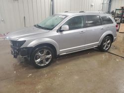 Salvage cars for sale at Casper, WY auction: 2017 Dodge Journey Crossroad