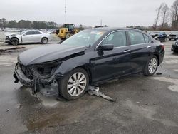 Salvage cars for sale at Dunn, NC auction: 2014 Honda Accord EXL