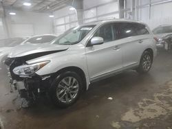 Salvage cars for sale at Ham Lake, MN auction: 2014 Infiniti QX60