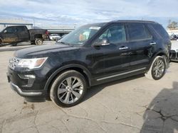 Salvage cars for sale at Tulsa, OK auction: 2018 Ford Explorer Limited