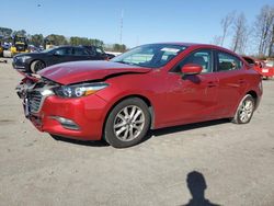 Salvage cars for sale from Copart Dunn, NC: 2017 Mazda 3 Sport