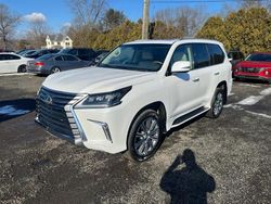 Salvage cars for sale at East Granby, CT auction: 2016 Lexus LX 570