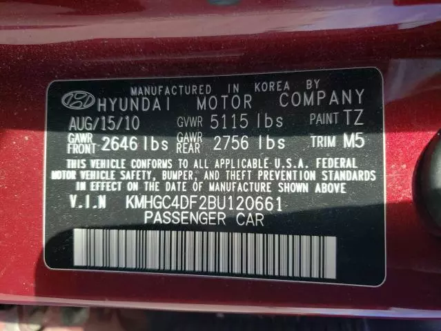 2011 Hyundai Genesis 4.6L