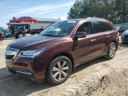 Salvage cars for sale from Copart Cleveland: 2015 Acura MDX Advance