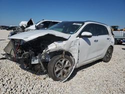 Salvage cars for sale at Temple, TX auction: 2018 KIA Sorento SX