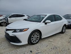 Salvage cars for sale at Taylor, TX auction: 2021 Toyota Camry LE