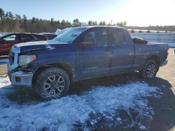 Salvage cars for sale at Windham, ME auction: 2015 Toyota Tundra Double Cab SR