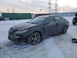 Salvage cars for sale at Elgin, IL auction: 2010 Acura TL