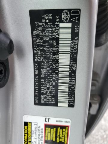 2012 Toyota Corolla Base