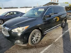 Salvage cars for sale at Van Nuys, CA auction: 2015 Infiniti QX60