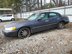 Salvage cars for sale at auction: 2001 Lincoln Town Car Signature