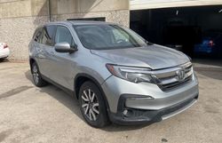 Honda salvage cars for sale: 2019 Honda Pilot EX