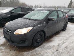 Salvage cars for sale at Bowmanville, ON auction: 2014 Ford Focus SE