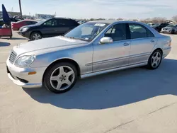 Salvage cars for sale at Grand Prairie, TX auction: 2003 Mercedes-Benz S 430