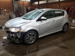 Chevrolet salvage cars for sale: 2020 Chevrolet Sonic LT