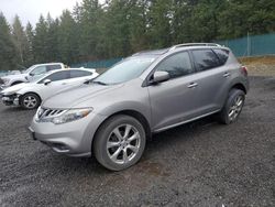 Salvage cars for sale at Graham, WA auction: 2012 Nissan Murano S