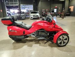 Salvage motorcycles for sale at Dallas, TX auction: 2022 Can-Am Spyder Roadster F3-T