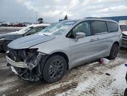 Salvage cars for sale at Woodhaven, MI auction: 2021 Chrysler Pacifica Touring