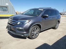 Salvage cars for sale from Copart Wichita, KS: 2017 Honda Pilot Touring