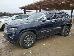 Salvage cars for sale at Tanner, AL auction: 2014 Jeep Grand Cherokee Limited