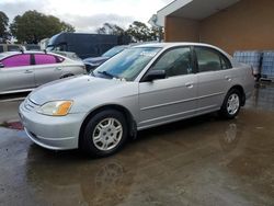 Salvage cars for sale at Hayward, CA auction: 2002 Honda Civic LX