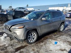 Salvage cars for sale from Copart Woodhaven, MI: 2016 Jeep Cherokee Latitude