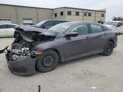 Honda salvage cars for sale: 2017 Honda Civic LX