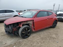 Salvage cars for sale at San Antonio, TX auction: 2015 Hyundai Veloster Turbo