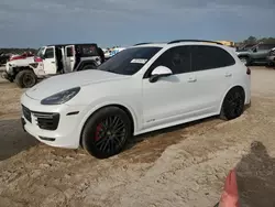 Salvage cars for sale at Houston, TX auction: 2017 Porsche Cayenne GTS