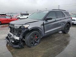 Salvage cars for sale from Copart Sun Valley, CA: 2021 Ford Explorer ST