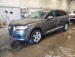 Salvage cars for sale at Milwaukee, WI auction: 2019 Audi Q7 Premium Plus