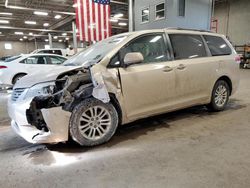 Salvage cars for sale at Blaine, MN auction: 2014 Toyota Sienna XLE