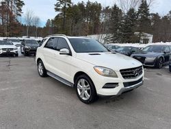 Salvage SUVs for sale at auction: 2013 Mercedes-Benz ML 350 4matic