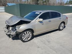 Salvage cars for sale at Savannah, GA auction: 2015 Honda Accord EX