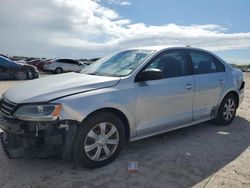 Salvage cars for sale at West Palm Beach, FL auction: 2015 Volkswagen Jetta Base