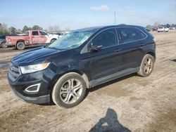 Salvage cars for sale at Newton, AL auction: 2017 Ford Edge Titanium