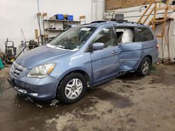 Salvage cars for sale at Ham Lake, MN auction: 2006 Honda Odyssey EXL