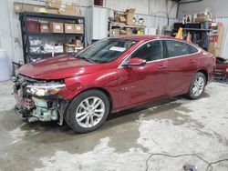 Chevrolet salvage cars for sale: 2018 Chevrolet Malibu LT