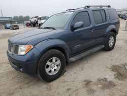 Salvage cars for sale at Harleyville, SC auction: 2005 Nissan Pathfinder LE