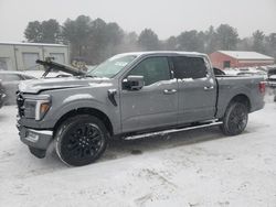 Salvage cars for sale at Mendon, MA auction: 2024 Ford F150 Lariat