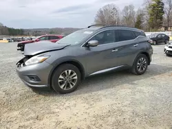 Salvage cars for sale at Concord, NC auction: 2015 Nissan Murano S