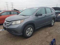 Salvage cars for sale at Elgin, IL auction: 2012 Honda CR-V LX